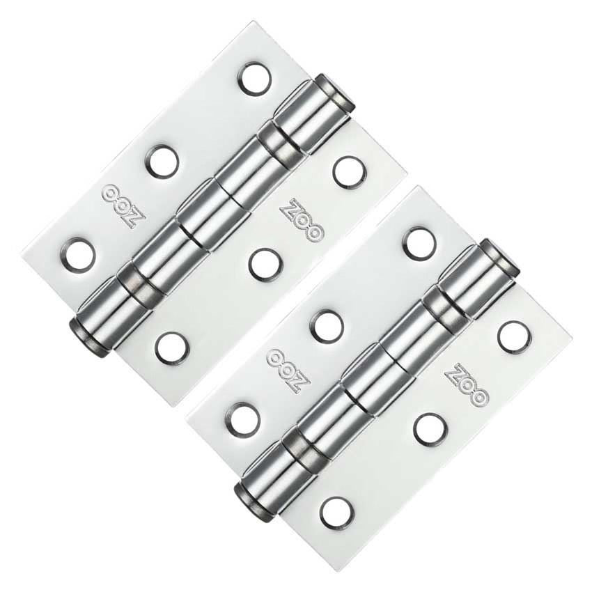 Internal Door Hinges Ball Bearing Fire Doors 4 Inch Or 3 Inch PAIR With Screws