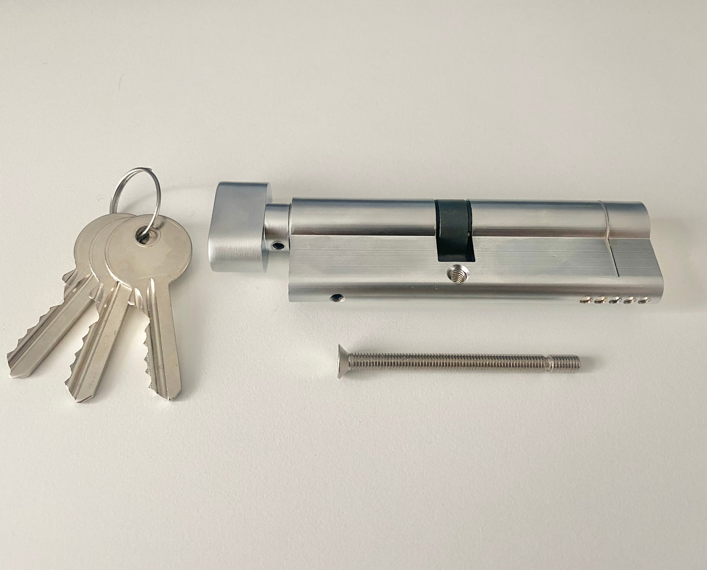 ALU Thumb Turn 80/90/100mm Euro Cylinder Lock With 3 Keys