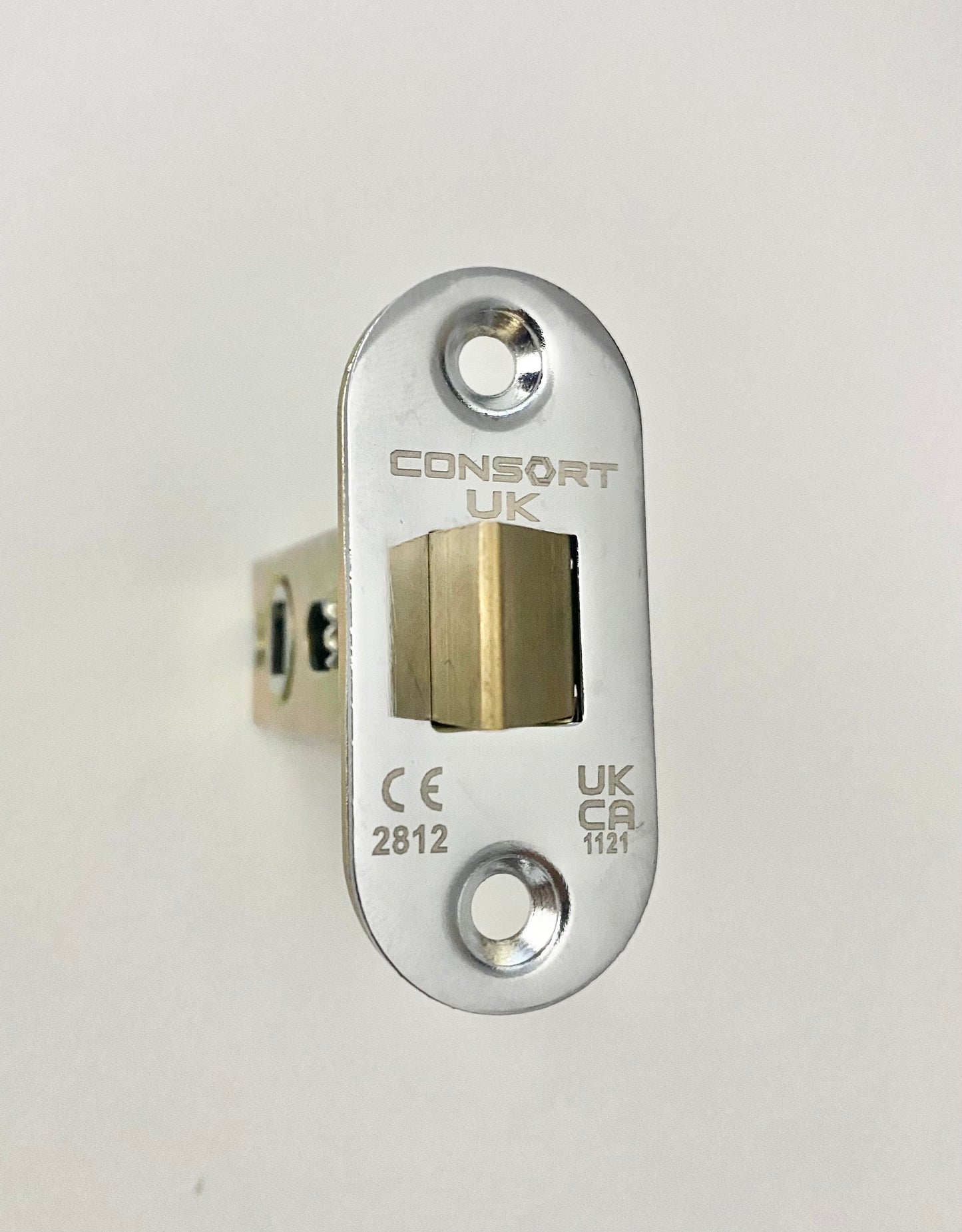 Consort 2.5" Tubular Latch Polished Chrome Bolt Fire Rated CTL25