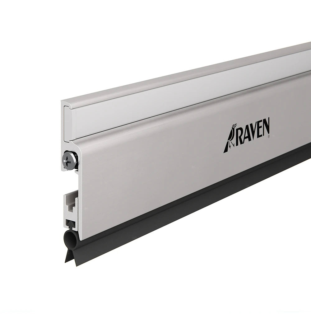 Raven Automatic Noise & Weather Door Bottom Seals 920mm Clear Anodised RP60