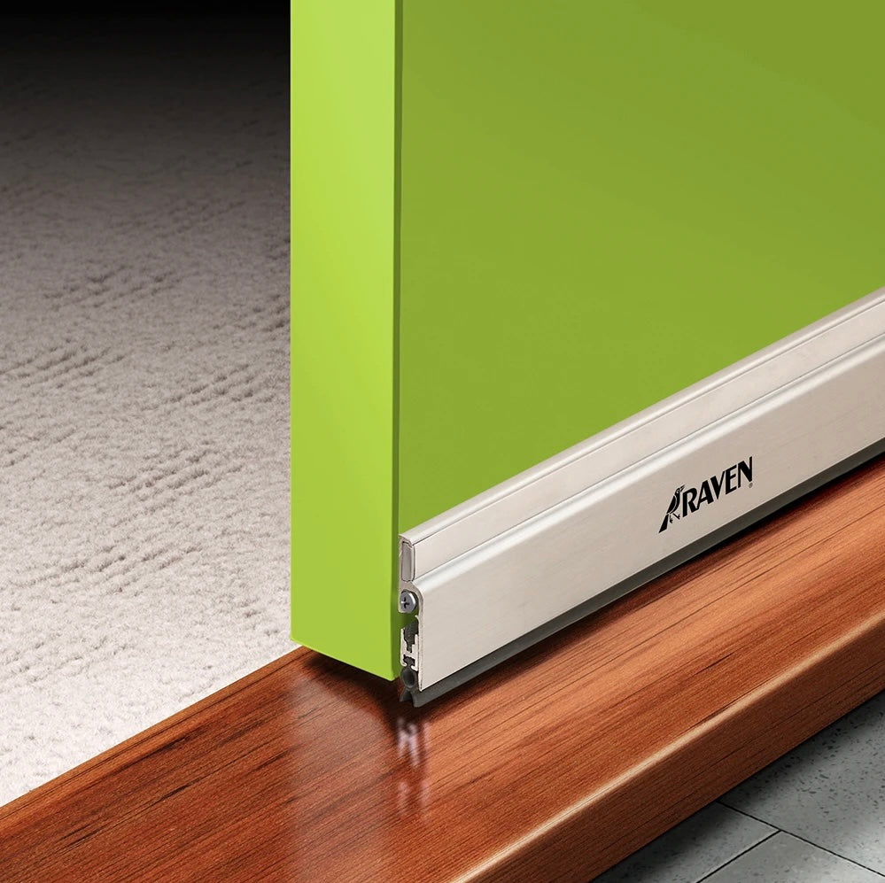Raven Automatic Noise & Weather Door Bottom Seals 920mm Clear Anodised RP60