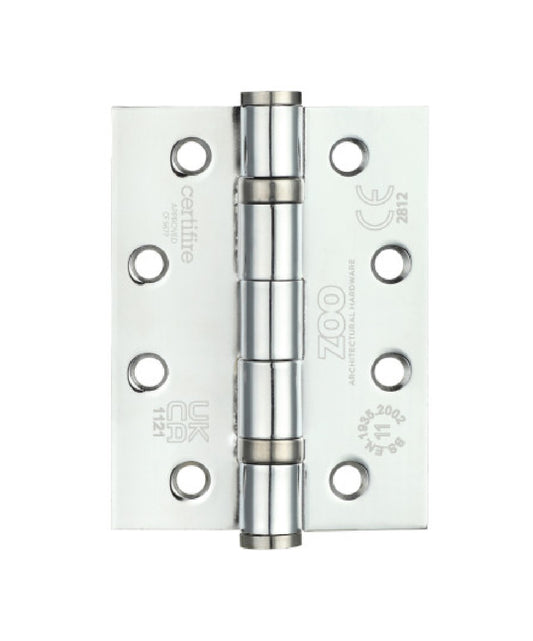 Internal Door Hinges Ball Bearing Fire Doors 4 Inch Or 3 Inch PAIR With Screws